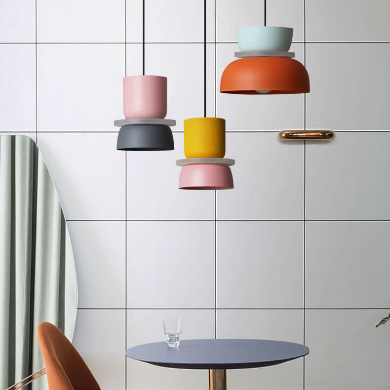Colorful Scandinavian Pendant Light – Modern LED Lighting for Kitchen 7