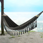 Comfortable Boho Cotton Hammock – Indoor & Outdoor Use for Garden and Camping 3