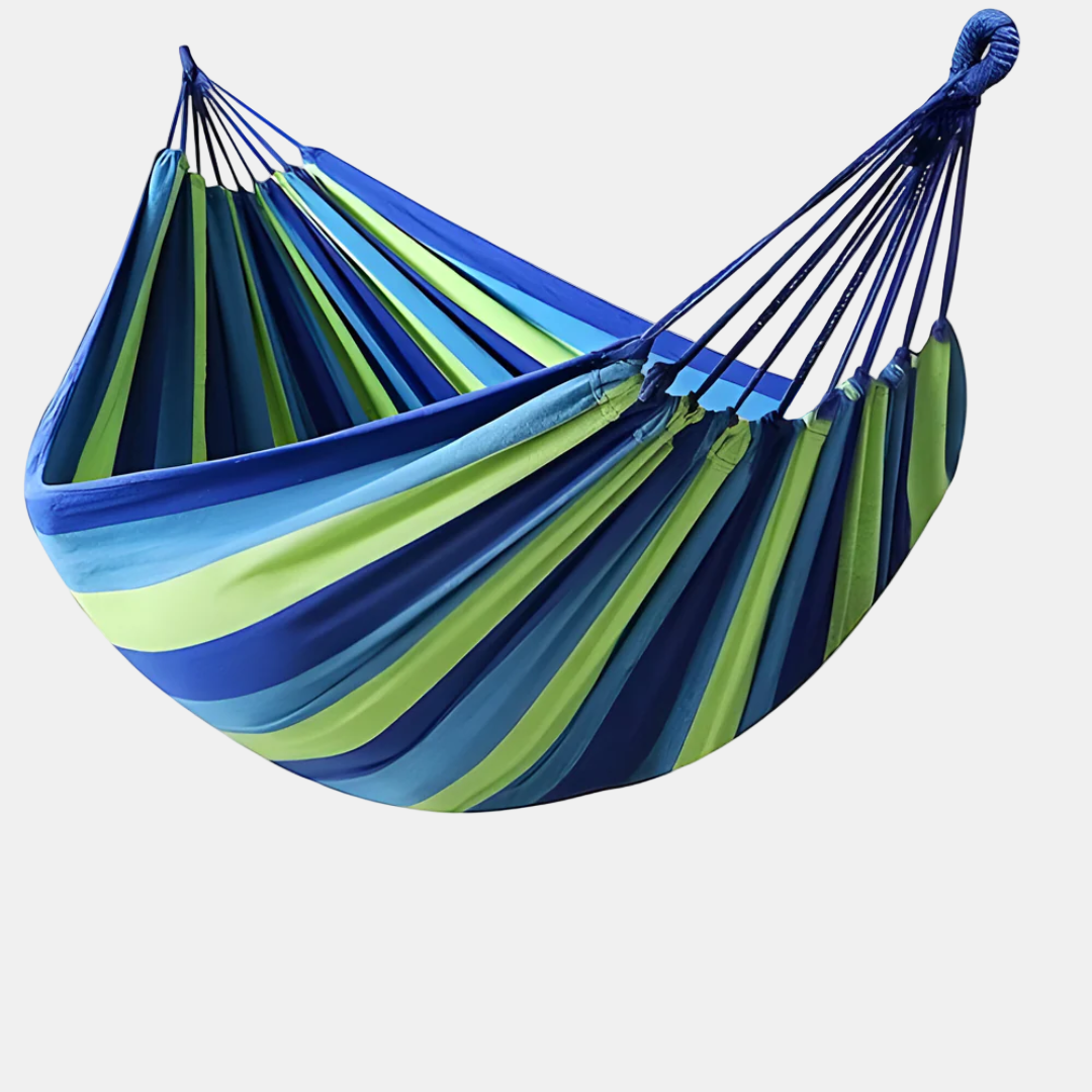 Comfortable Outdoor Hammock with Suspension Cords – Perfect for Camping and Relaxation 0