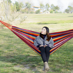 Comfortable Outdoor Hammock with Suspension Cords – Perfect for Camping and Relaxation 3