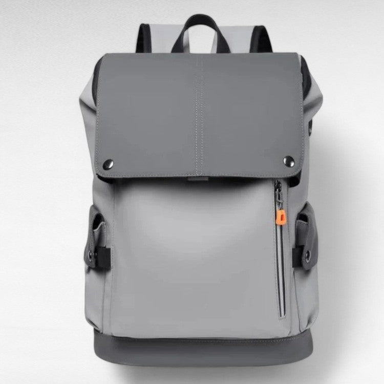 Compact Waterproof Backpack with USB Charging Port – 25L Travel and Work Bag-Waterproof Backpack-Unique Casa-Light Gray-Unique Casa