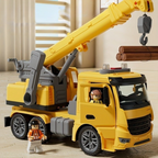 Construction Toy Truck Crane Vehicle – Realistic Crane Truck with Lights and Sounds-Construction Toy Set-Unique Casa-Unique Casa