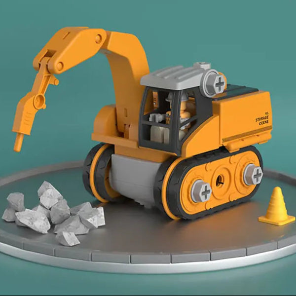 Construction Vehicle Playset for Kids – Build & Learn Engineering Toy-Vehicle Playset-Unique Casa-Unique Casa