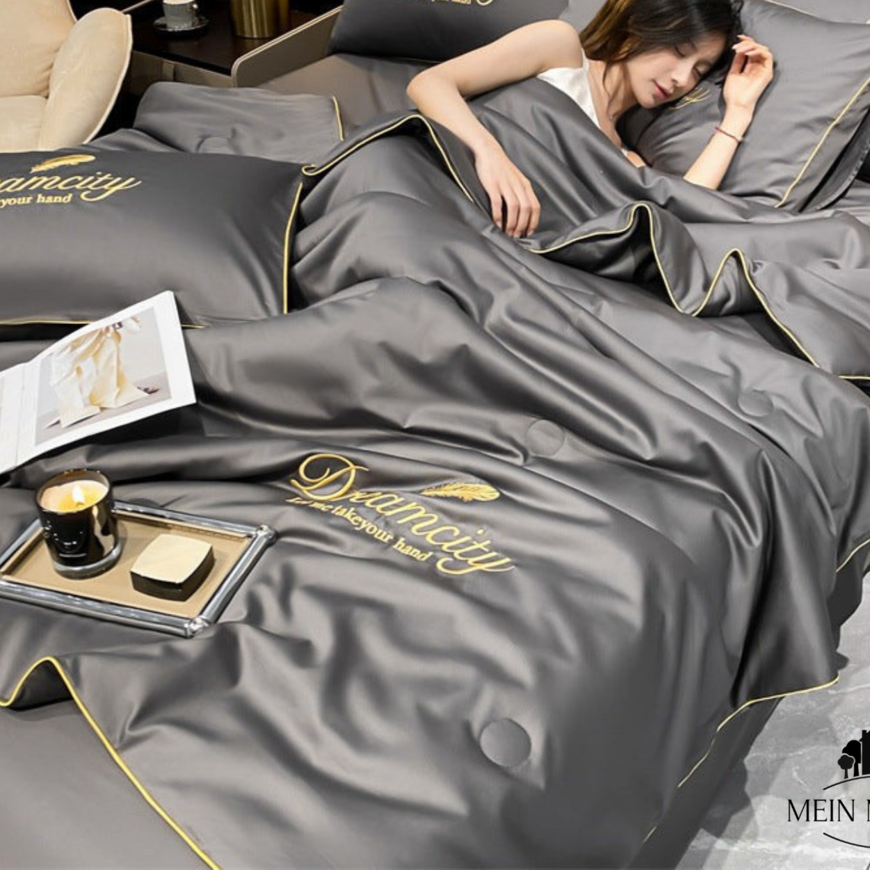 Cooling Blanket with Ice Silk Fabric - Breathable Summer Sleep Solution 9