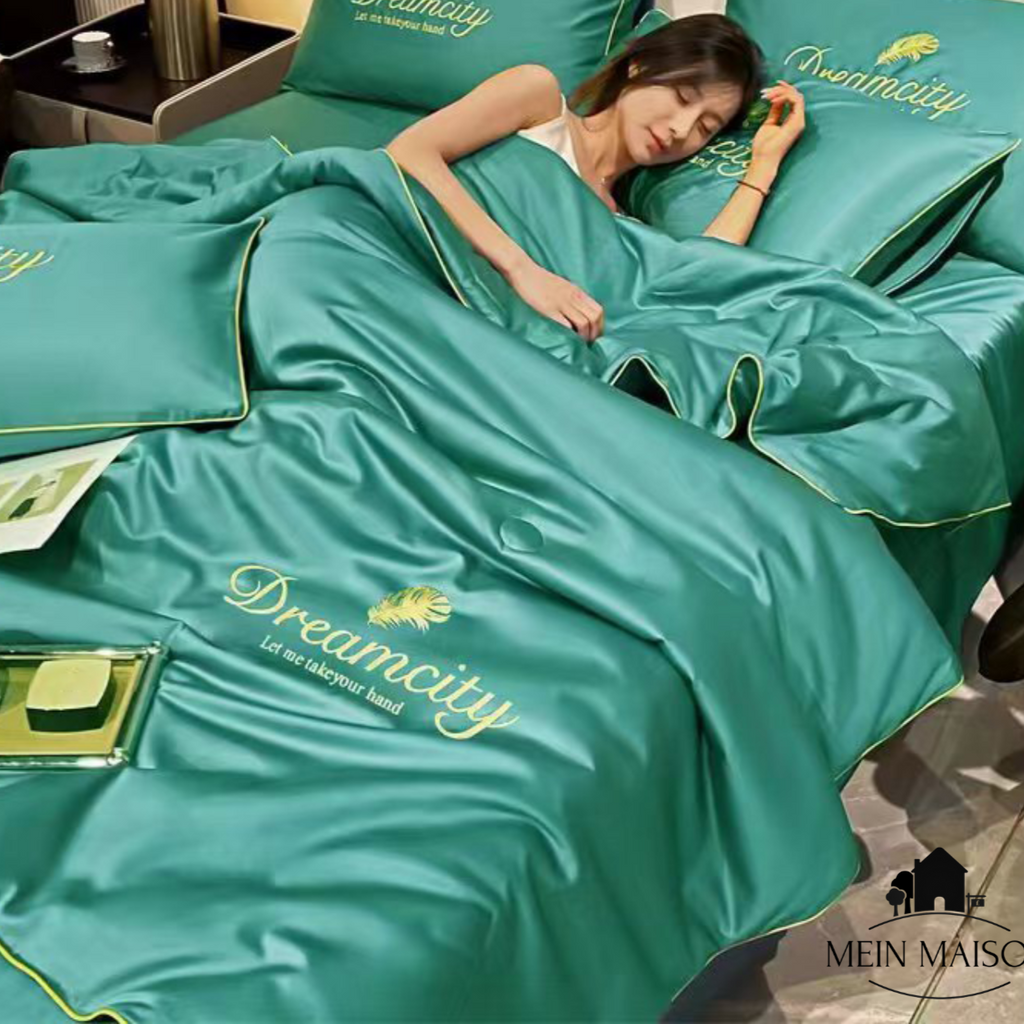 Cooling Blanket with Ice Silk Fabric - Breathable Summer Sleep Solution 8