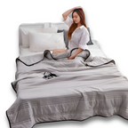 Cooling Blanket with Soft Breathable Fabric – Ideal for Hot Summer Nights 8