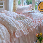 Coquette Princess Bedding Set – Charming and Elegant Comfort for a Royal Bedroom Look-Bedding Set-Unique Casa-Unique Casa