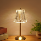 Cordless Touch-Controlled Bedside Table Lamp – Crystal Shade for Bedroom 3