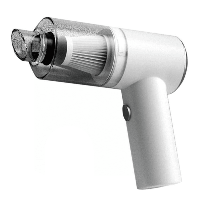 Cordless Handheld Vacuum Cleaner – Portable Powerful Mini Vacuum for Home and Car-Vacuum Cleaner-Unique Casa-White-Unique Casa