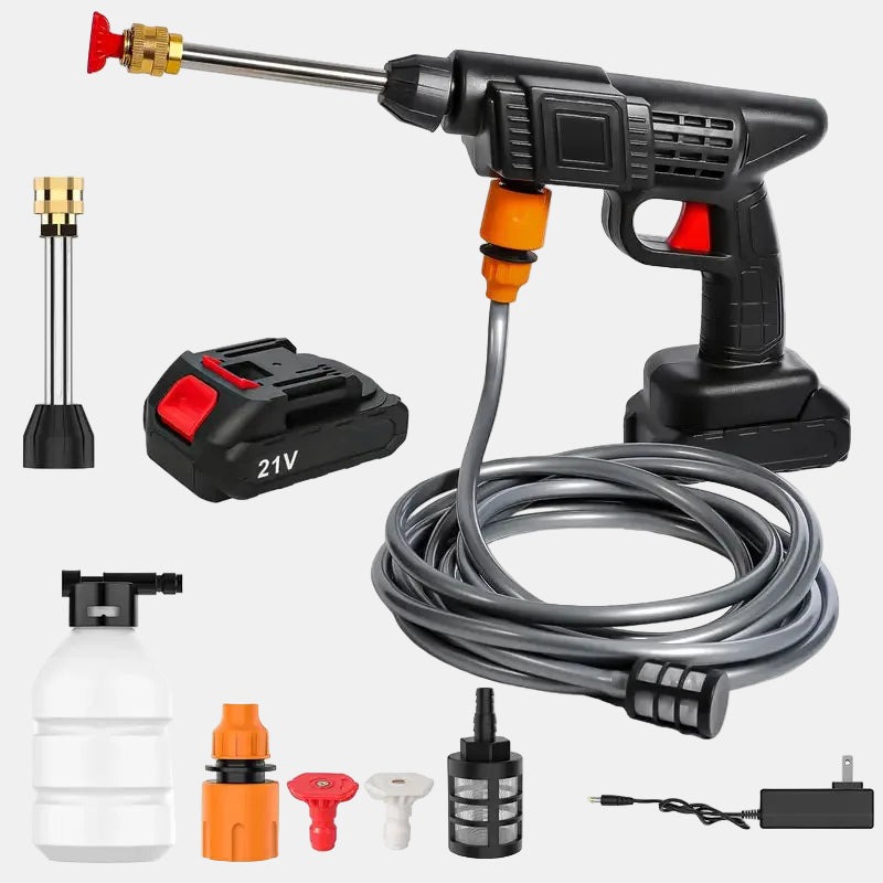 Cordless High-Pressure Washer – Portable Rechargeable Power Cleaner for Cars and Outdoor Surfaces-Pressure Washer-Unique Casa-E-Unique Casa