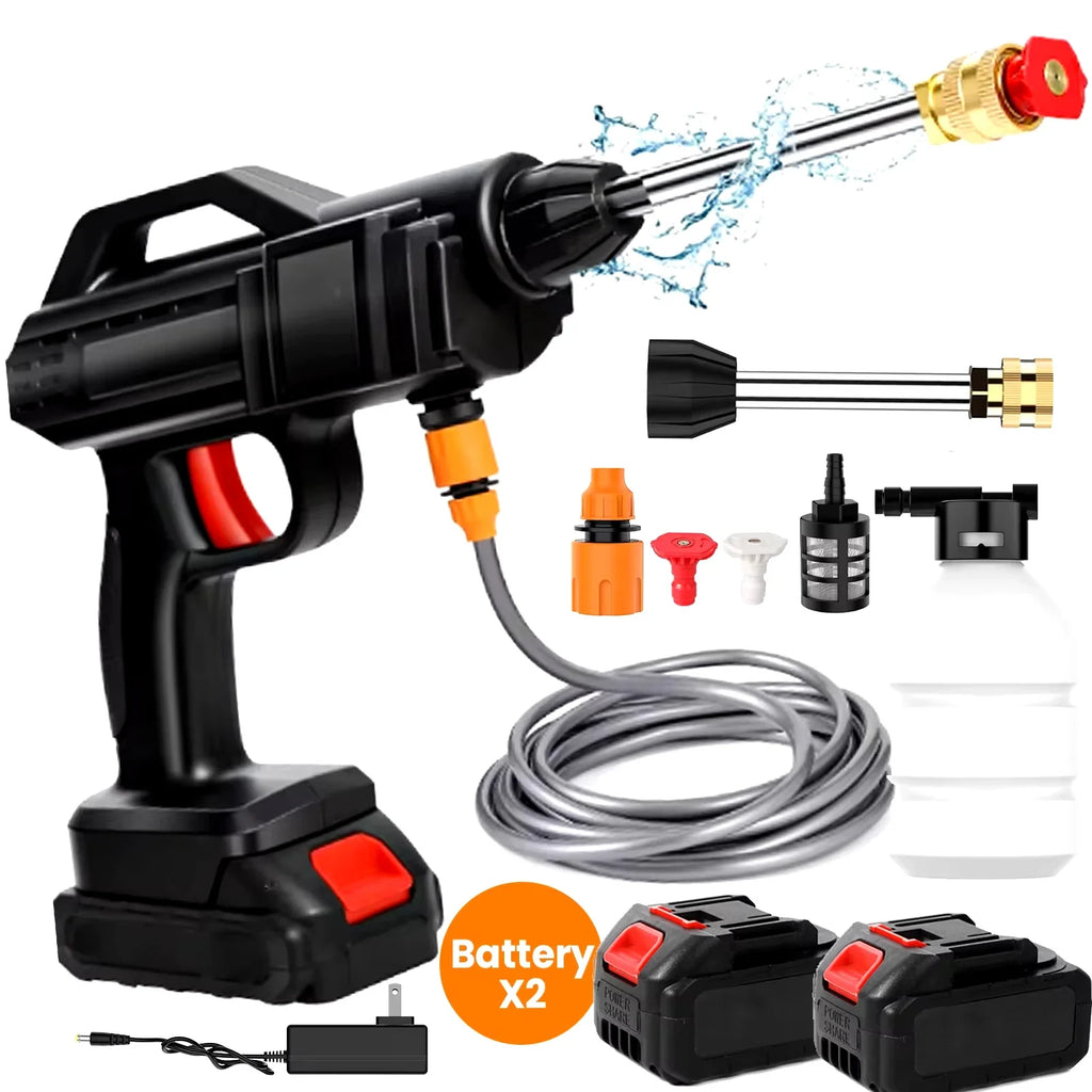 Cordless High-Pressure Washer – Portable Rechargeable Power Cleaner for Cars and Outdoor Surfaces-Pressure Washer-Unique Casa-Unique Casa