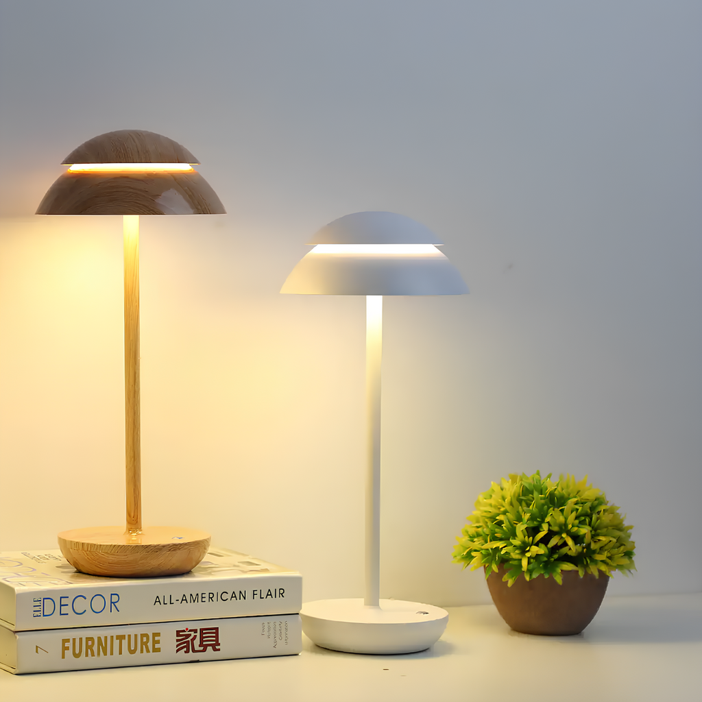 Cordless Table Lamp with Touch Dimming - Scandinavian Style for Bedroom 4