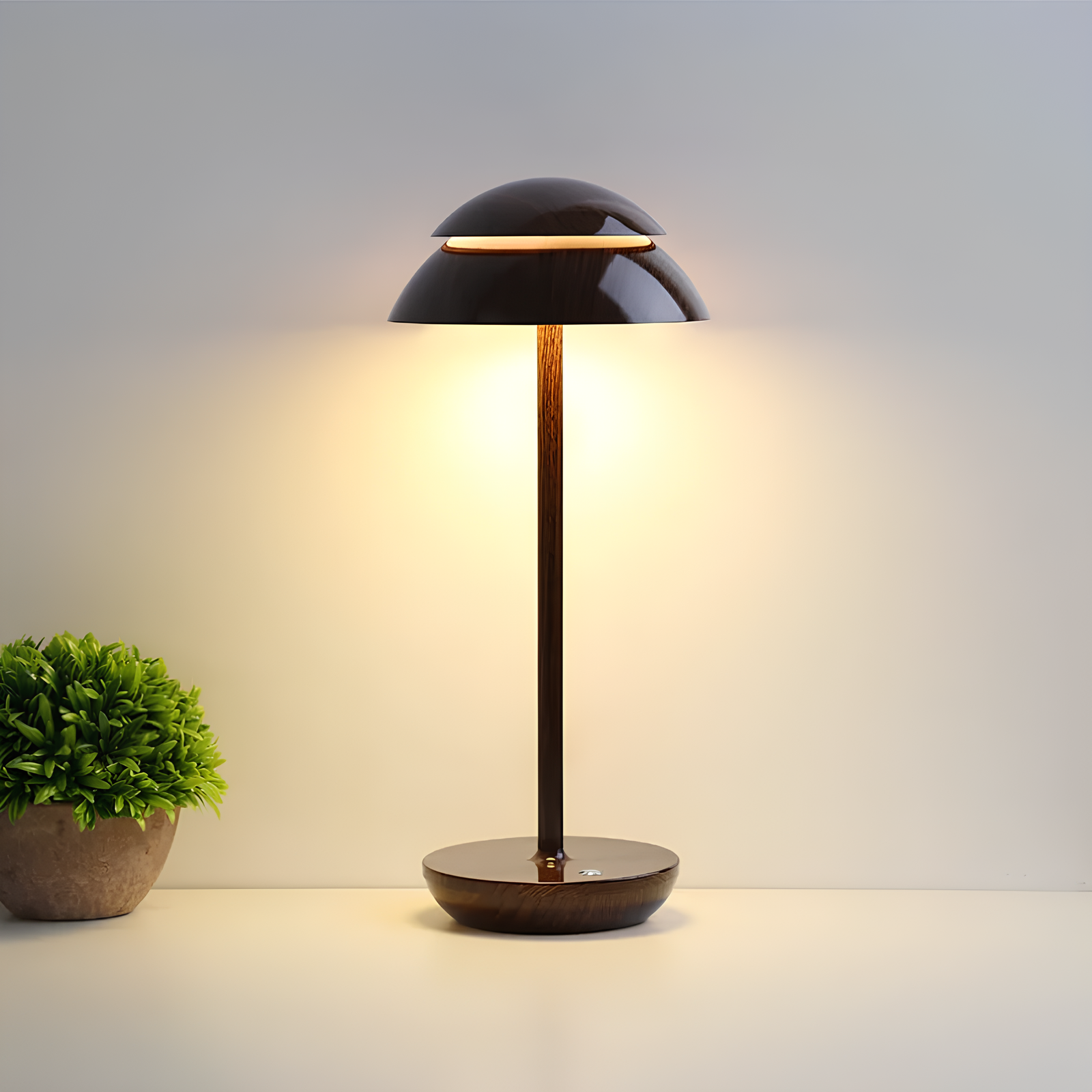 Cordless Table Lamp with Touch Dimming - Scandinavian Style for Bedroom 10