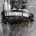 Corner Shower Caddy - Modern Aluminum Bathroom Storage Organizer for Essentials 4