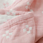 Cotton Throw Blanket with Geometric Design – Stylish All-Season Accent 6