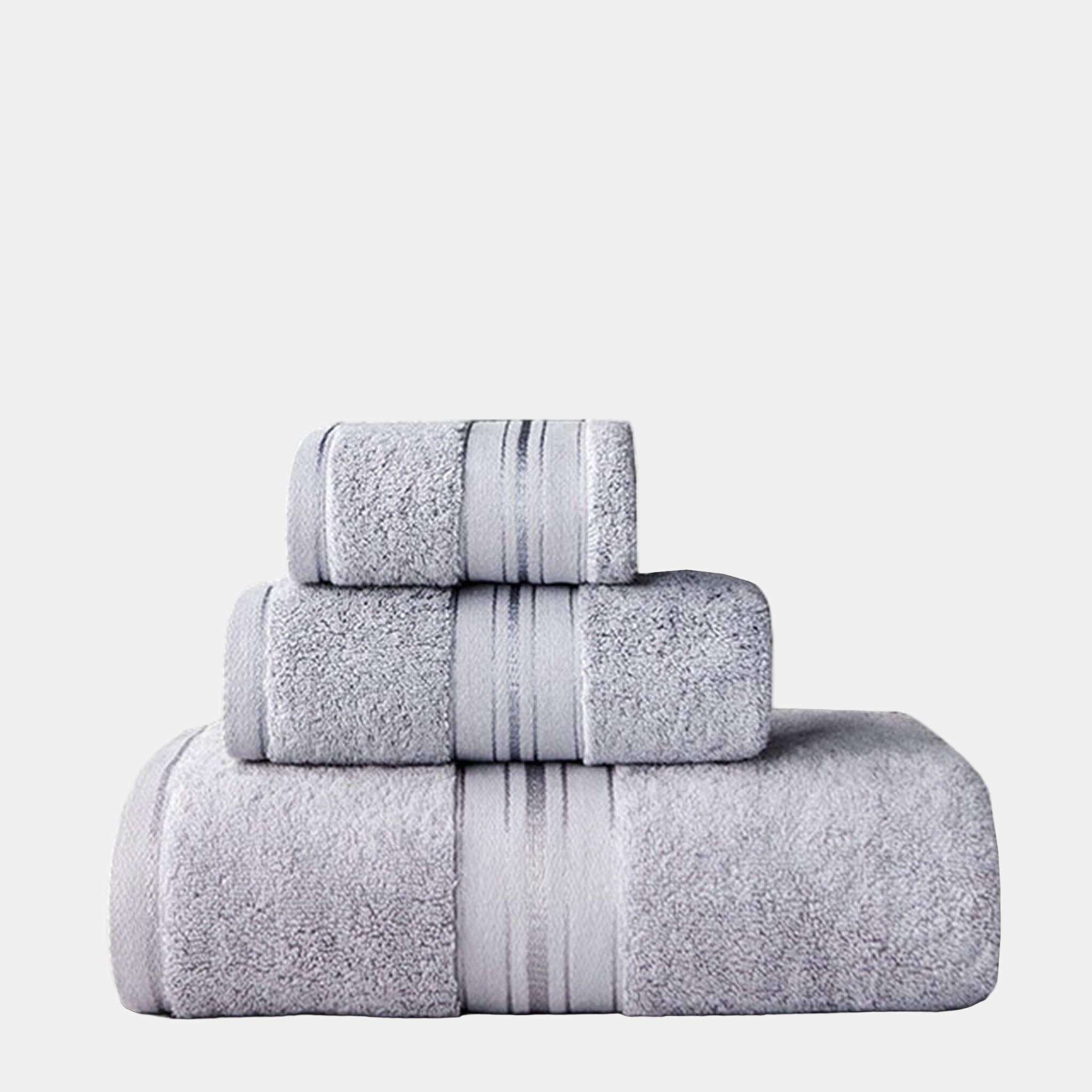 Egyptian Cotton Towel Set – Ultra-Soft Absorbent Bath Towels for Bathroom 0