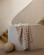 Cozy Fleece Plaid Blanket 110x150 cm – Soft & Sustainable Comfort-Blanket-Unique Casa