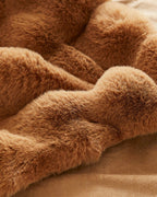 Cozy Fleece Plaid Blanket 110x150 cm – Soft & Sustainable Comfort-Blanket-Unique Casa