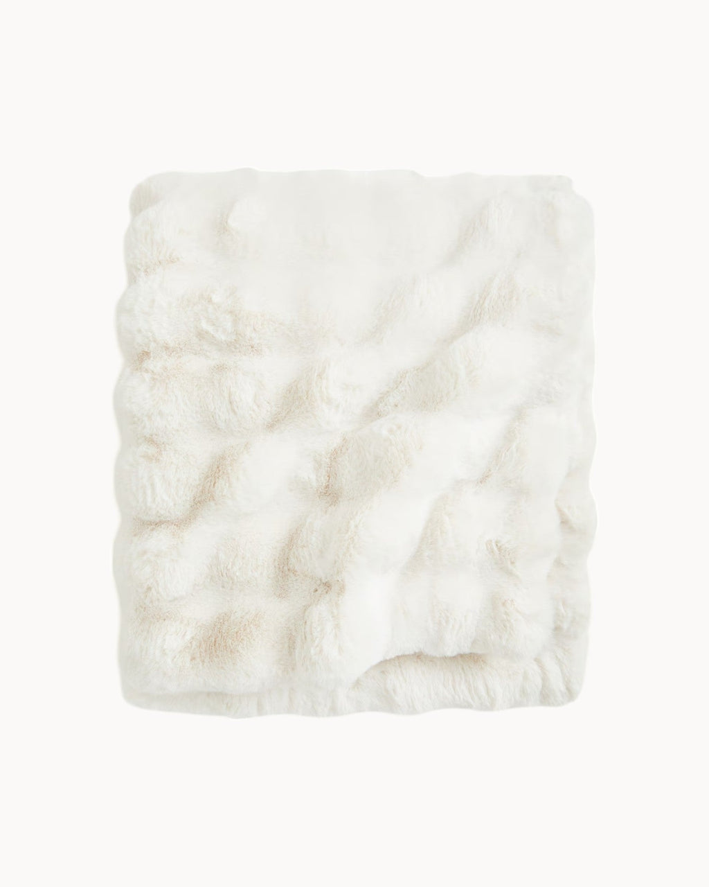 Cozy Fleece Plaid Blanket 110x150 cm – Soft & Sustainable Comfort-Blanket-White-Unique Casa