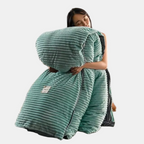 Cozy Velvet Fleece Blanket Cover – Warm Coral Fleece for Bed and Sofa 1