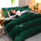 Cozy Velvet Fleece Blanket Cover – Warm Coral Fleece for Bed and Sofa 4