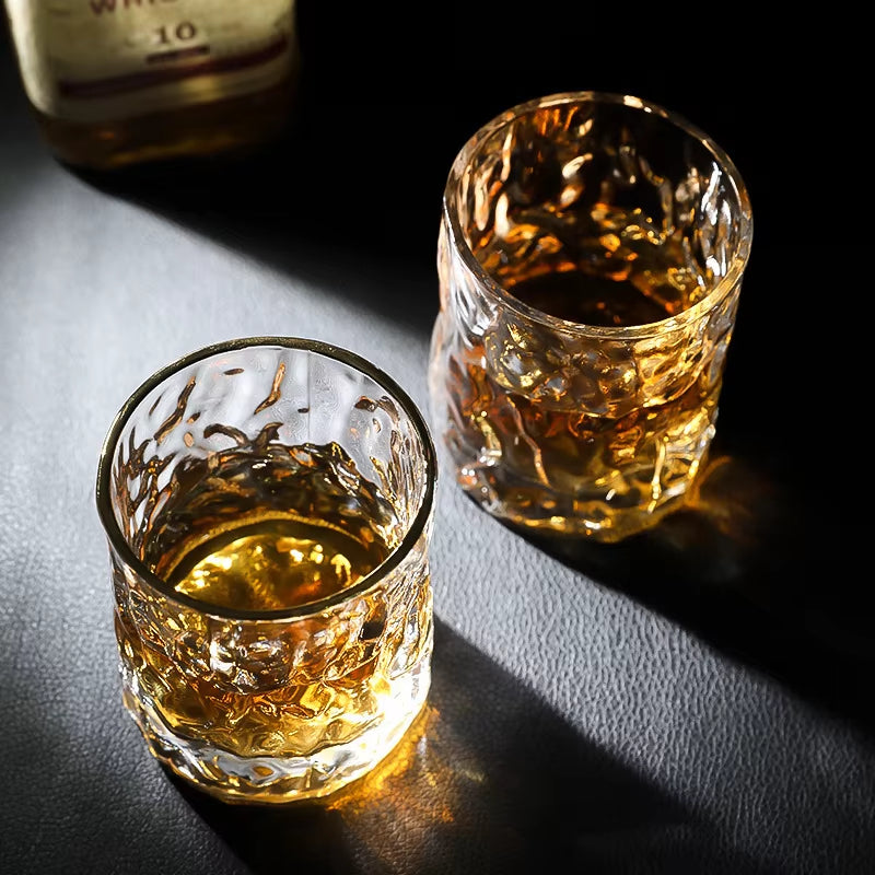 Crystal Wine Glasses – Handcrafted Whiskey Glass Set-Glassware-Unique Casa-Unique Casa