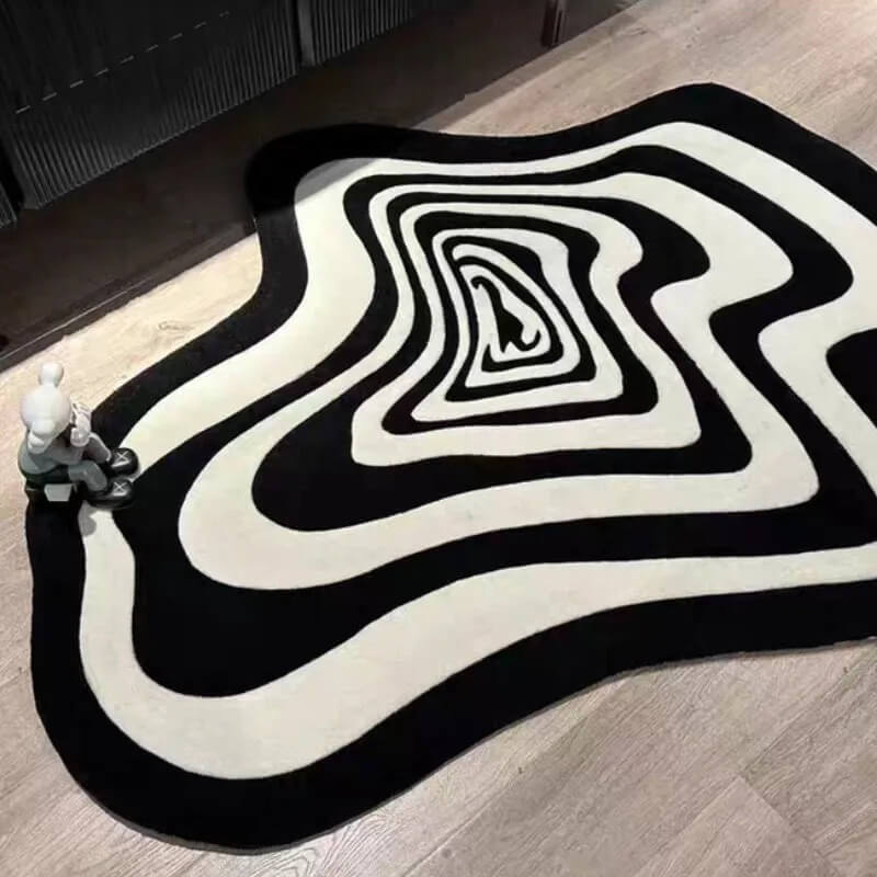 Hypno Blob Tufting Rug – Unique and Cozy Floor Decor with Artistic Flair-Rug-Unique Casa-Unique Casa