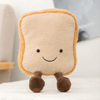 Cute Plush Cuddle Toy for Kids and Adults – Soft Adorable Stuffed Animal-Plush Cuddle Toy-Unique Casa-Bread (16X9cm)-Unique Casa