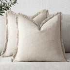 Decorative Nordic Frill Cushion Covers for Elegant Living Spaces-Cushions-Unique Casa-Beige-45*45cm-Unique Casa