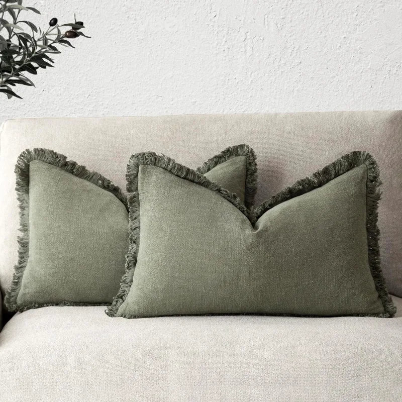 Decorative Nordic Frill Cushion Covers for Elegant Living Spaces-Cushions-Unique Casa-Unique Casa