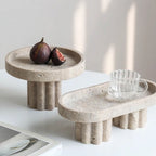 Decorative Tray in Elegant Travertine – Stylish Organizer for Home Decor 1