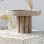 Decorative Tray in Elegant Travertine – Stylish Organizer for Home Decor 3