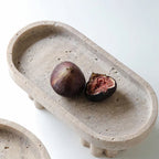 Decorative Tray in Elegant Travertine – Stylish Organizer for Home Decor 4