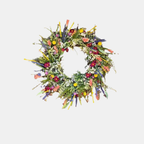 Door Flower Wreath Handcrafted Seasonal Decoration-Flowers-Unique Casa-Flowers-35 cm-Unique Casa