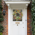 Door Flower Wreath Handcrafted Seasonal Decoration-Flowers-Unique Casa-Unique Casa