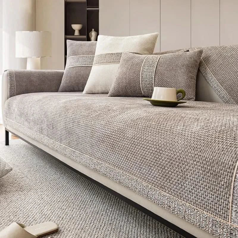 High-Quality Linen Sofa Cover – Breathable and Durable Protection for Stylish Furniture-Sofa Cover-Unique Casa-Beige-70 x 70 cm-Unique Casa
