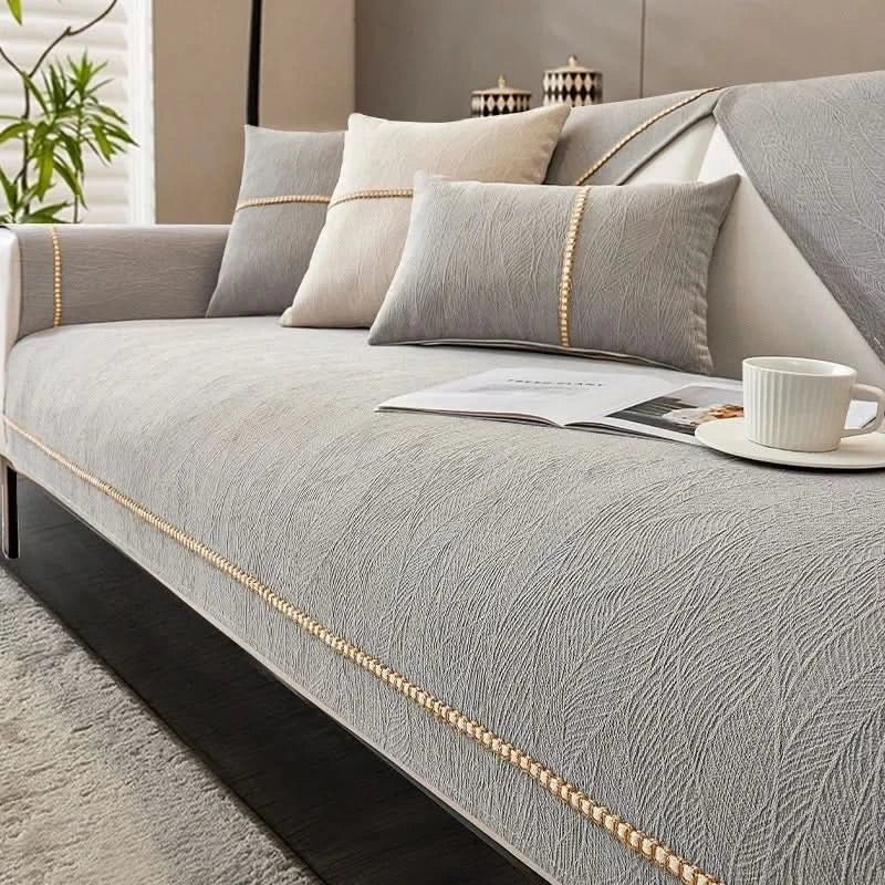 High-Quality Linen Sofa Cover – Breathable and Durable Protection for Stylish Furniture-Sofa Cover-Unique Casa-Gray-70 x 70 cm-Unique Casa