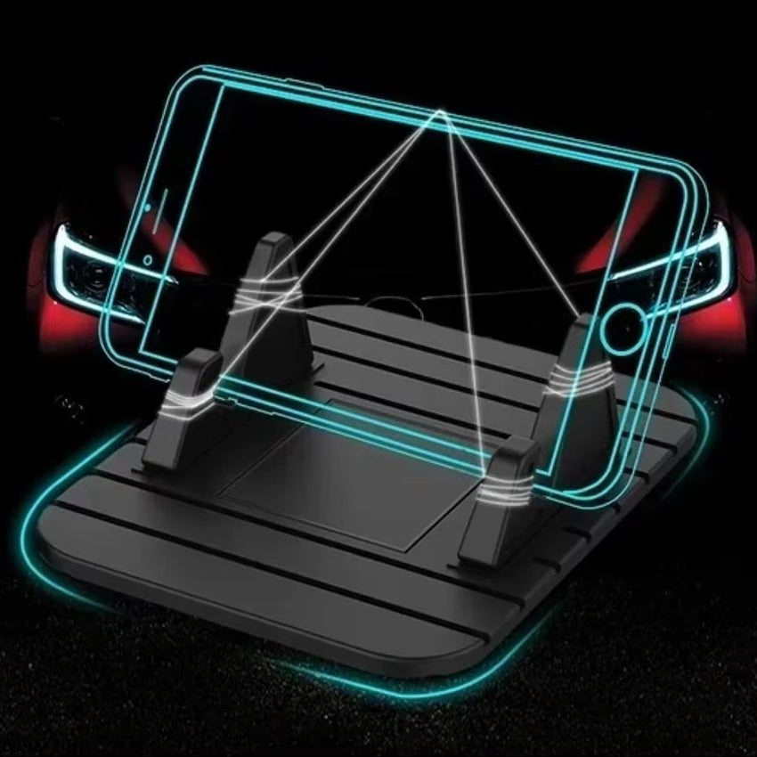 Universal Car Phone Holder – Flexible Non-Slip Dashboard Mount