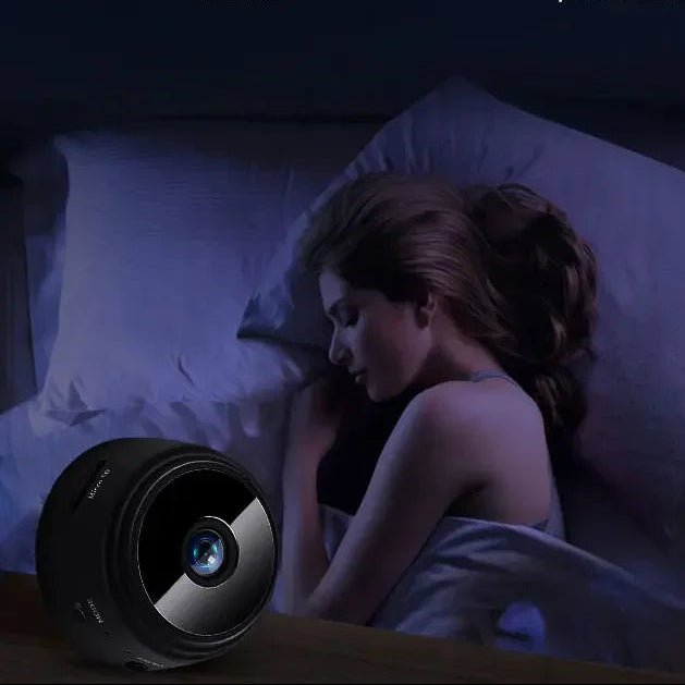 Compact Wireless Camera - Magnetic Design with Real-Time Audio and Video Monitoring