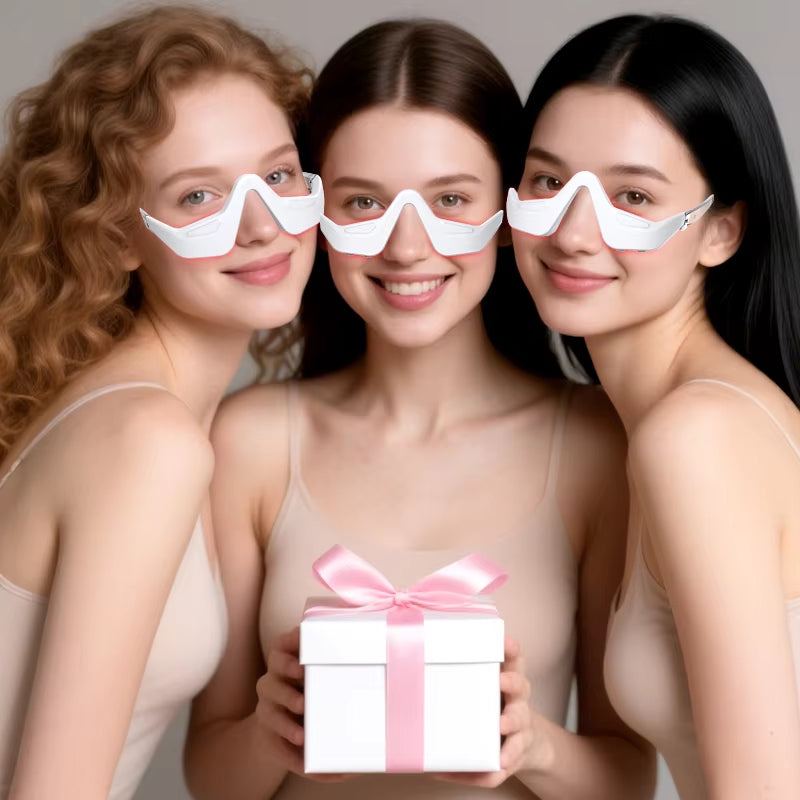 Infrared Under-Eye Red Light Therapy – Anti-Aging Device for Dark Circles and Puffiness