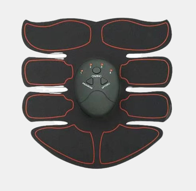 Smart EMS Abs Stimulator – Rechargeable Muscle Trainer for Toning and Strength