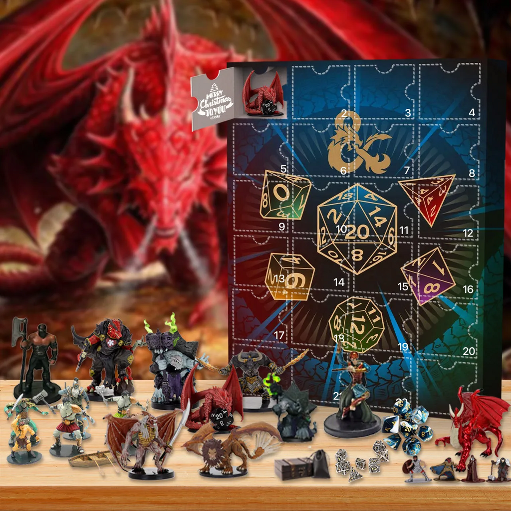 Dungeons & Dragons Holiday Advent Calendar – 24-Day Surprise Countdown for Fans and Collectors-Advent Calendar-Unique Casa-Unique Casa