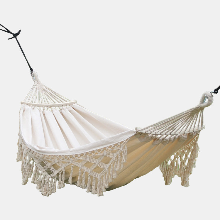 Durable Outdoor Camping Hammock with Fringe Design – 200x150cm Size 0