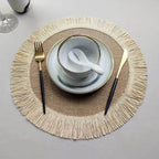 Eco-Friendly Round Placemat – Durable Heat-Resistant Table Protector 0