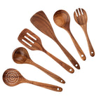 Eco-Friendly Wooden Kitchen Utensil Set with Spatula and Organizer 11