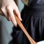 Eco-Friendly Wooden Kitchen Utensil Set with Spatula and Organizer 7