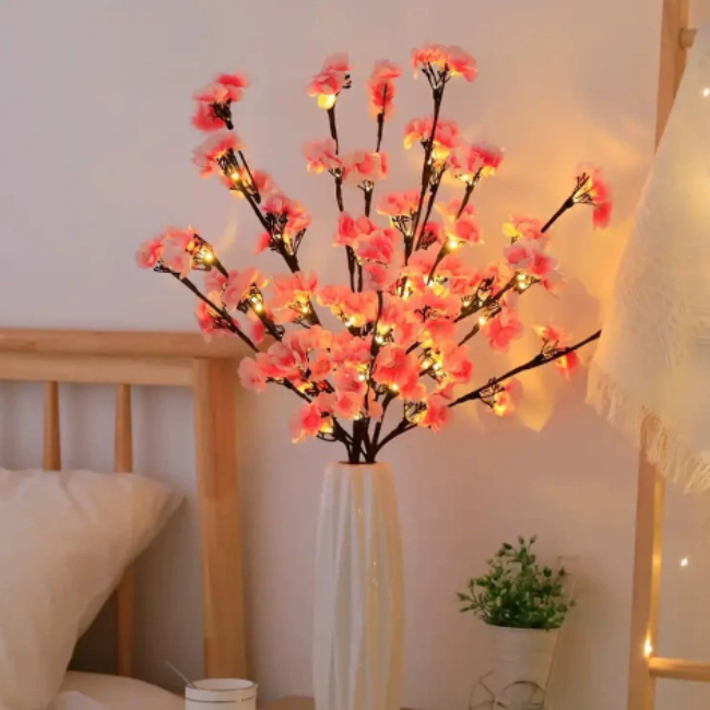 Olive Branch LED Light – Adjustable Twinkling Home Decor for Living Room 7