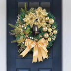 Elegant Christmas Door Wreath – Sacred-Inspired Holiday Garland Decor 3