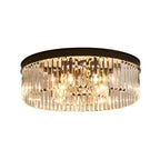 Elegant Crystal Flush Mount Ceiling Light Fixture – Modern Décor for Living Spaces 4
