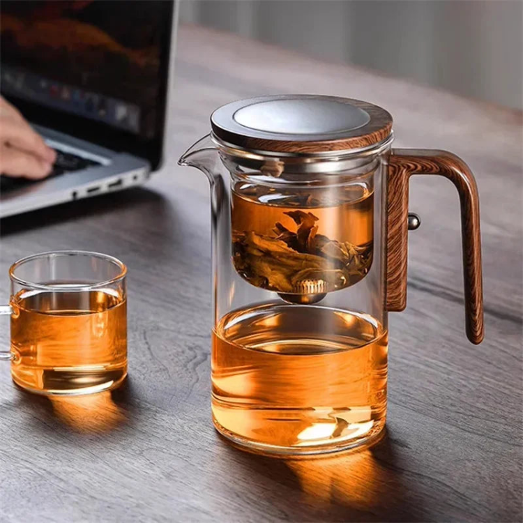 Elegant Glass Teapot with Infuser – Heat Resistant for Hot and Cold Tea 2